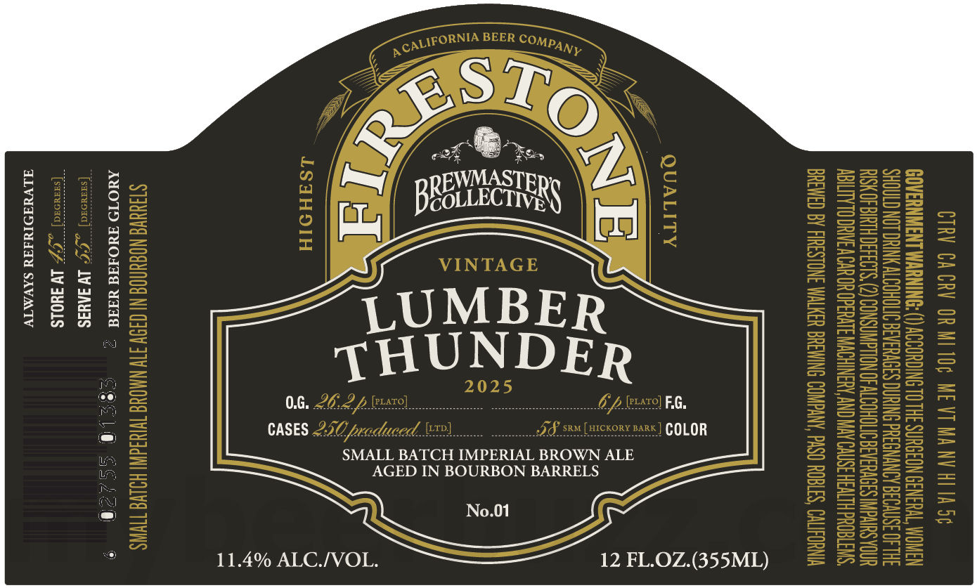 Firestone Walker Lumber Thunder Coming To The Brewmaster’s Collective Firestone Walker Lumber Thunder Coming To The Brewmaster’s Collective