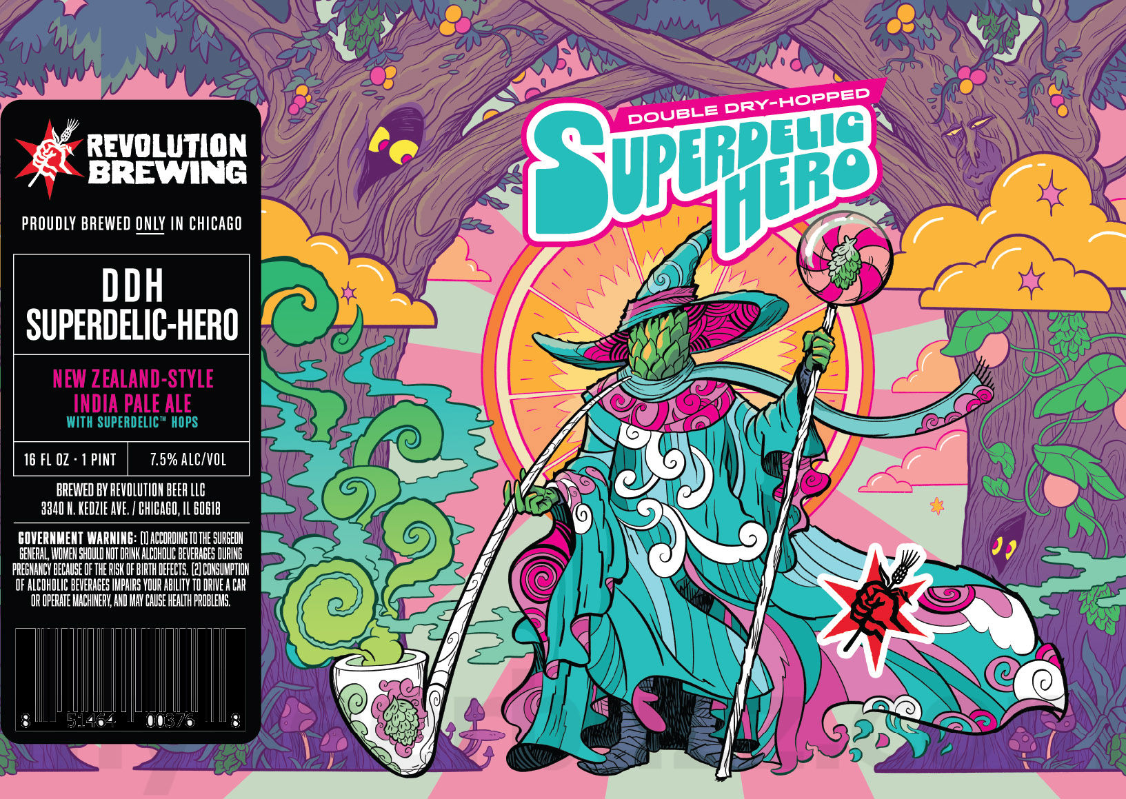 Revolution Brewing Working On Double Dry-Hopped Superdelic Hero Revolution Brewing Working On Double Dry-Hopped Superdelic Hero