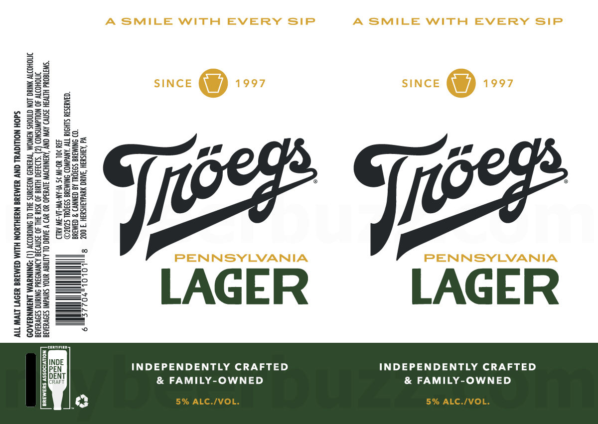 Tröegs Adding 2025 Leaf Seeker & Tröegs Pennsylvania Lager Tröegs Adding 2025 Leaf Seeker & Tröegs Pennsylvania Lager
