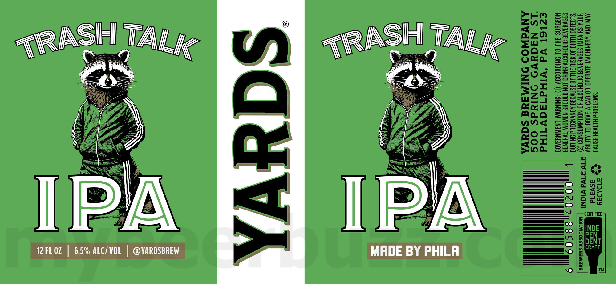 Yards Brewing Adding Yards IPA Trash Talk Yards Brewing Adding Yards IPA Trash Talk