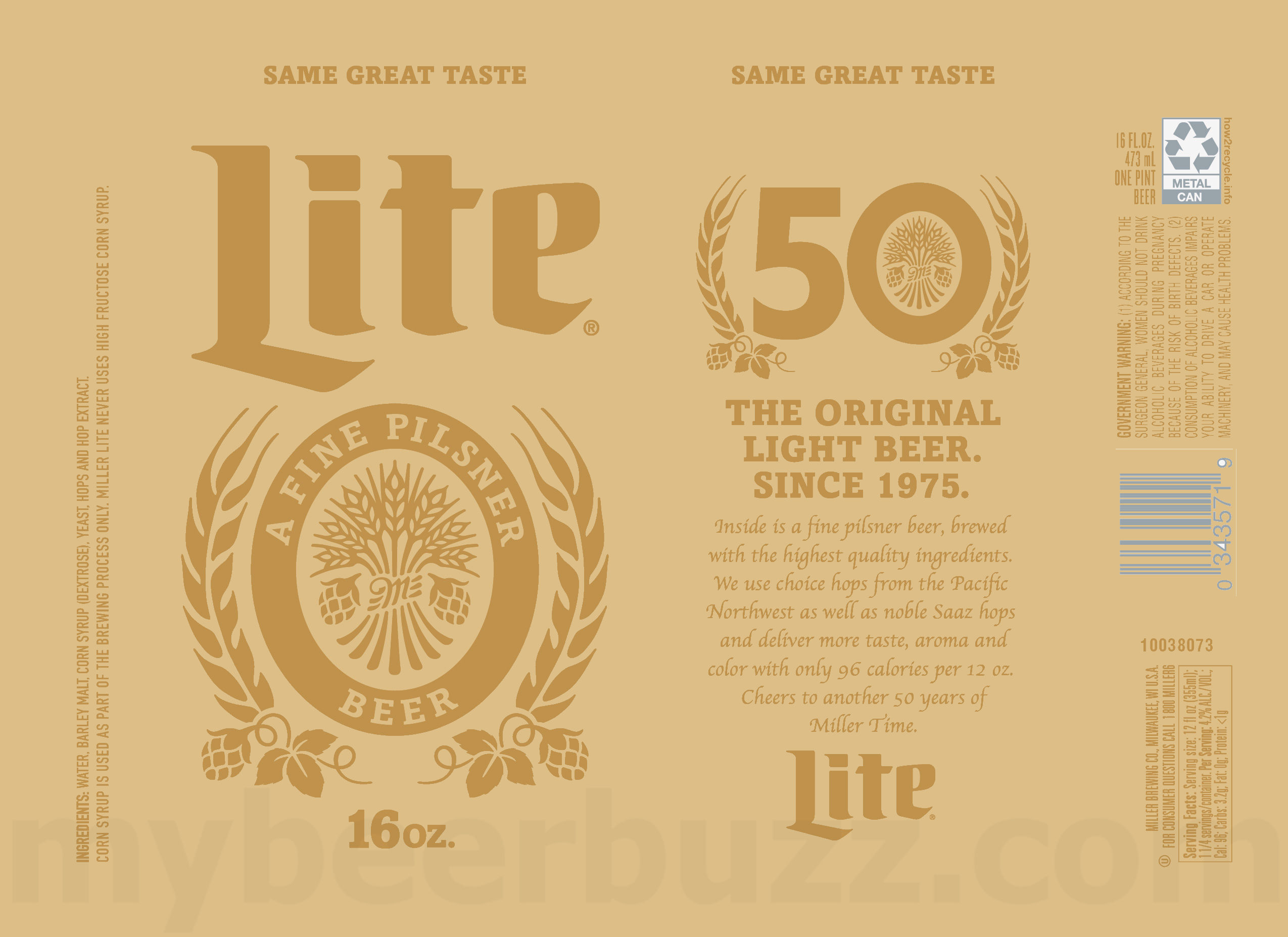 Miller Adding Miller Lite 50th Anniversary Packaging Miller Adding Miller Lite 50th Anniversary Packaging