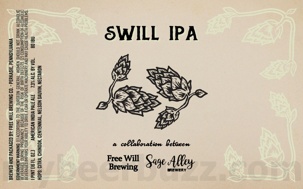Free Will Updating Kragle IPA, Cloudy With A Chance & Swill IPA Collaboration Free Will Updating Kragle IPA, Cloudy With A Chance & Swill IPA Collaboration