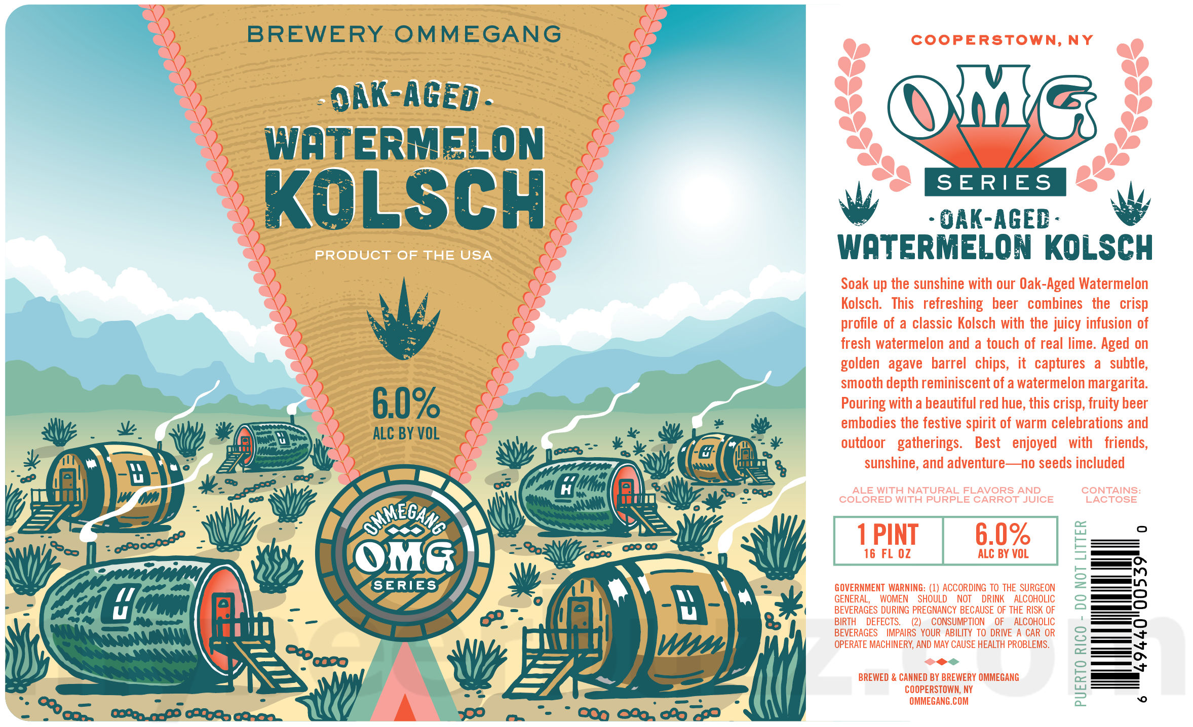 Brewery Ommegang Oak-Aged Watermelon Kolsch Coming To OMG Series Brewery Ommegang Oak-Aged Watermelon Kolsch Coming To OMG Series