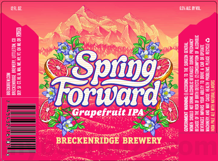Mybeerbuzz. com Highlights Breckenridge Brewery Spring Forward Grapefruit IPA (Review) Mybeerbuzz. com Highlights Breckenridge Brewery Spring Forward Grapefruit IPA (Review)