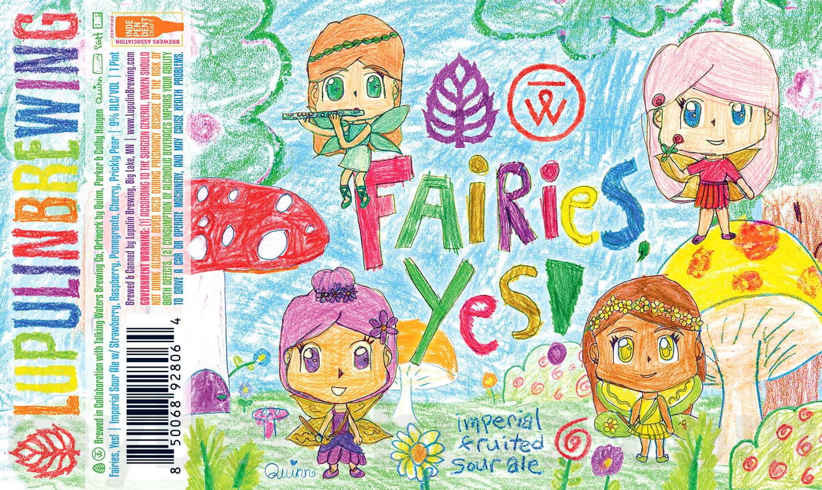 Lupulin Brewing & Talking Waters Collaborate On Fairies Yes! Lupulin Brewing & Talking Waters Collaborate On Fairies Yes!