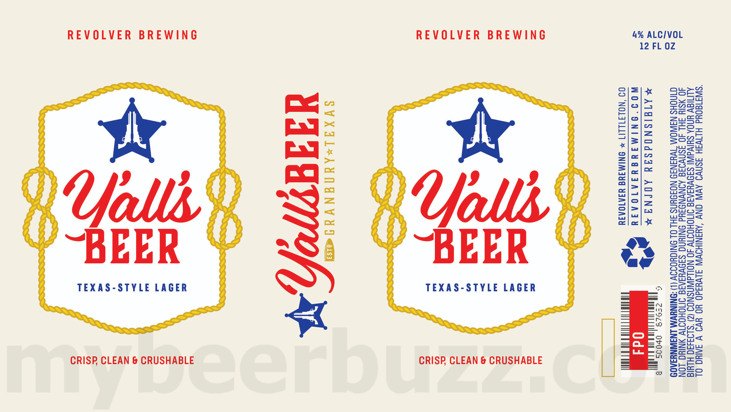 Revolver Updating 817 Blonde, Blood & Honey and Blood, Y'all's Beer, Unt, Big Stick Blonde & Honey Light 14 apostMBB 4291