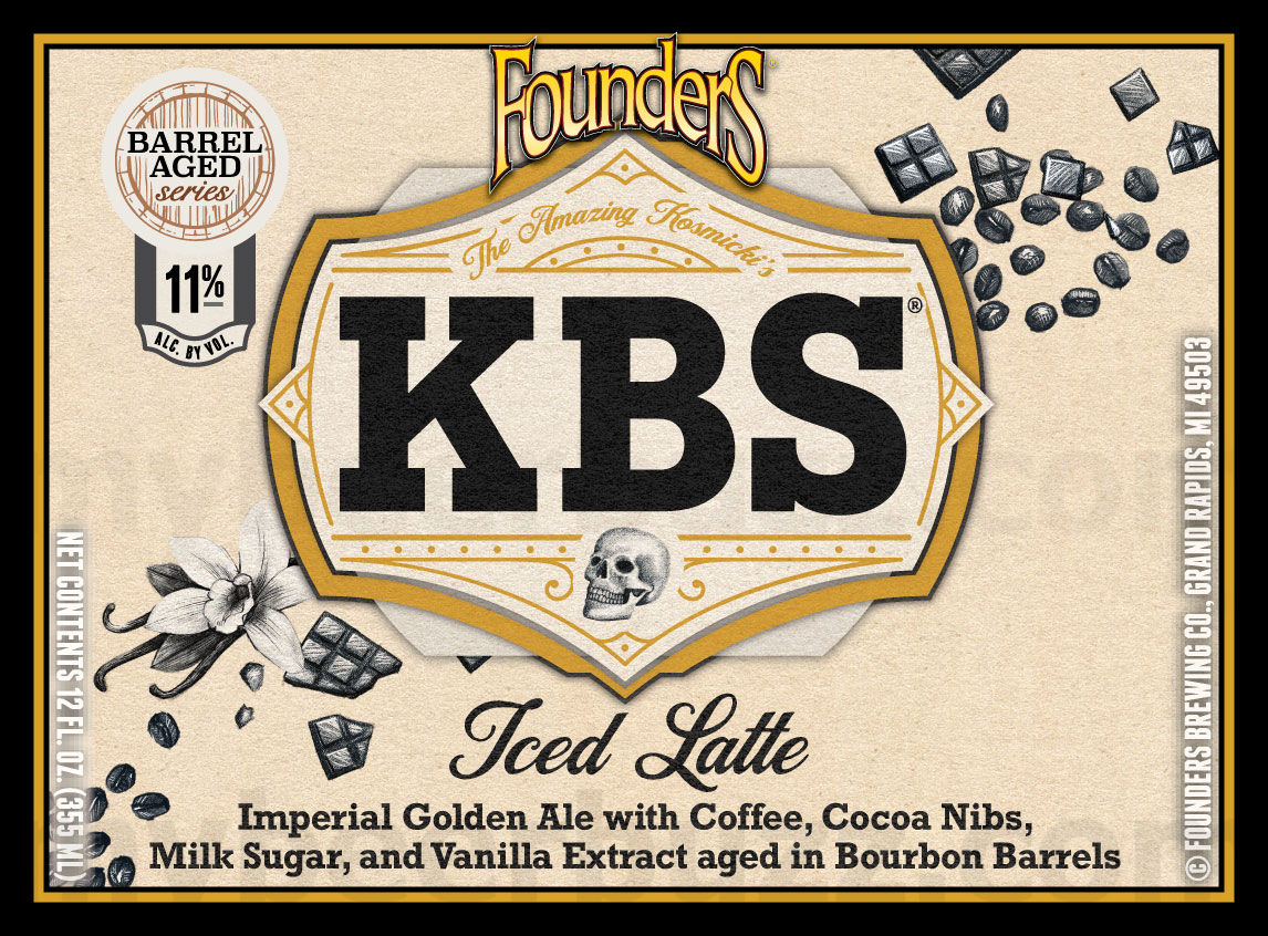 Founders Adding KBS Iced Latte To 2025 Barrel Aged Series Founders Adding KBS Iced Latte To 2025 Barrel Aged Series