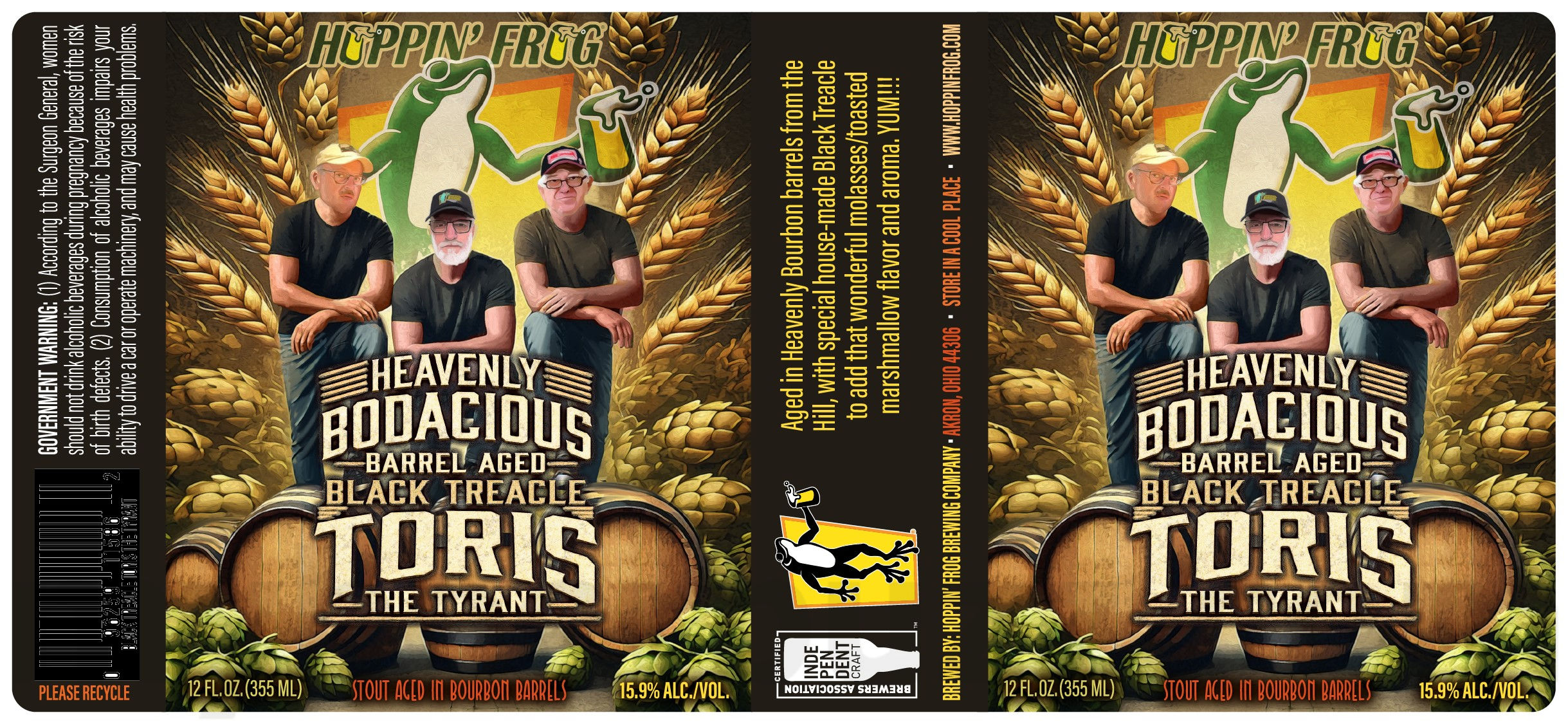 Hoppin’ Frog Adding Heavenly Bodacious Barrel-Aged Black Treacle Toris The Tyrant Hoppin’ Frog Adding Heavenly Bodacious Barrel-Aged Black Treacle Toris The Tyrant