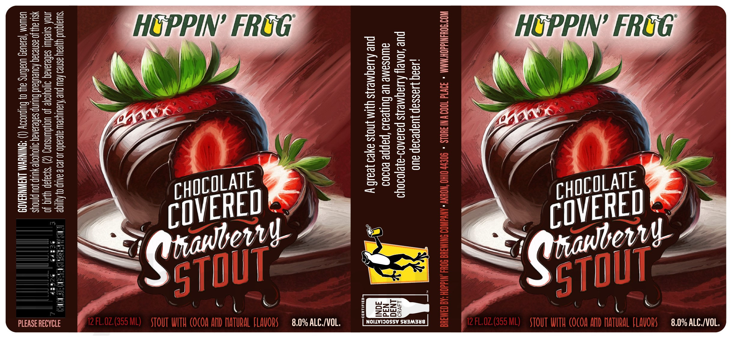 Hoppin’ Frog Adding Heavenly Bodacious Barrel-Aged Black Treacle Toris The Tyrant, Hoppin The 330 IPA, Original Turbo Shandy & Chocolate Covered Strawberry Stout 12 apostMBB 4341