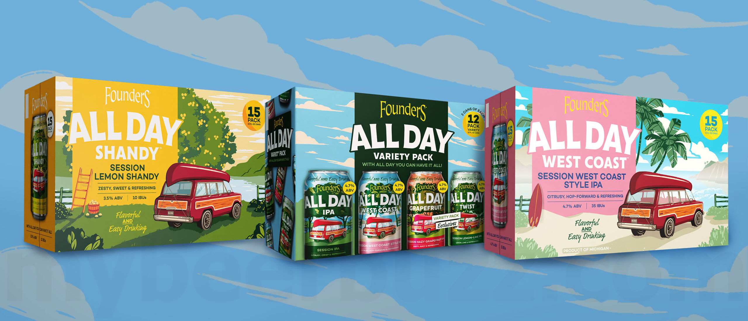 Founders Announces 2025 All Day IPA Lineup Founders Announces 2025 All Day IPA Lineup