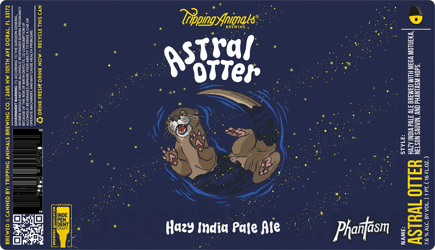 Tripping Animals Adding Astral Otter Hazy IPA Tripping Animals Adding Astral Otter Hazy IPA