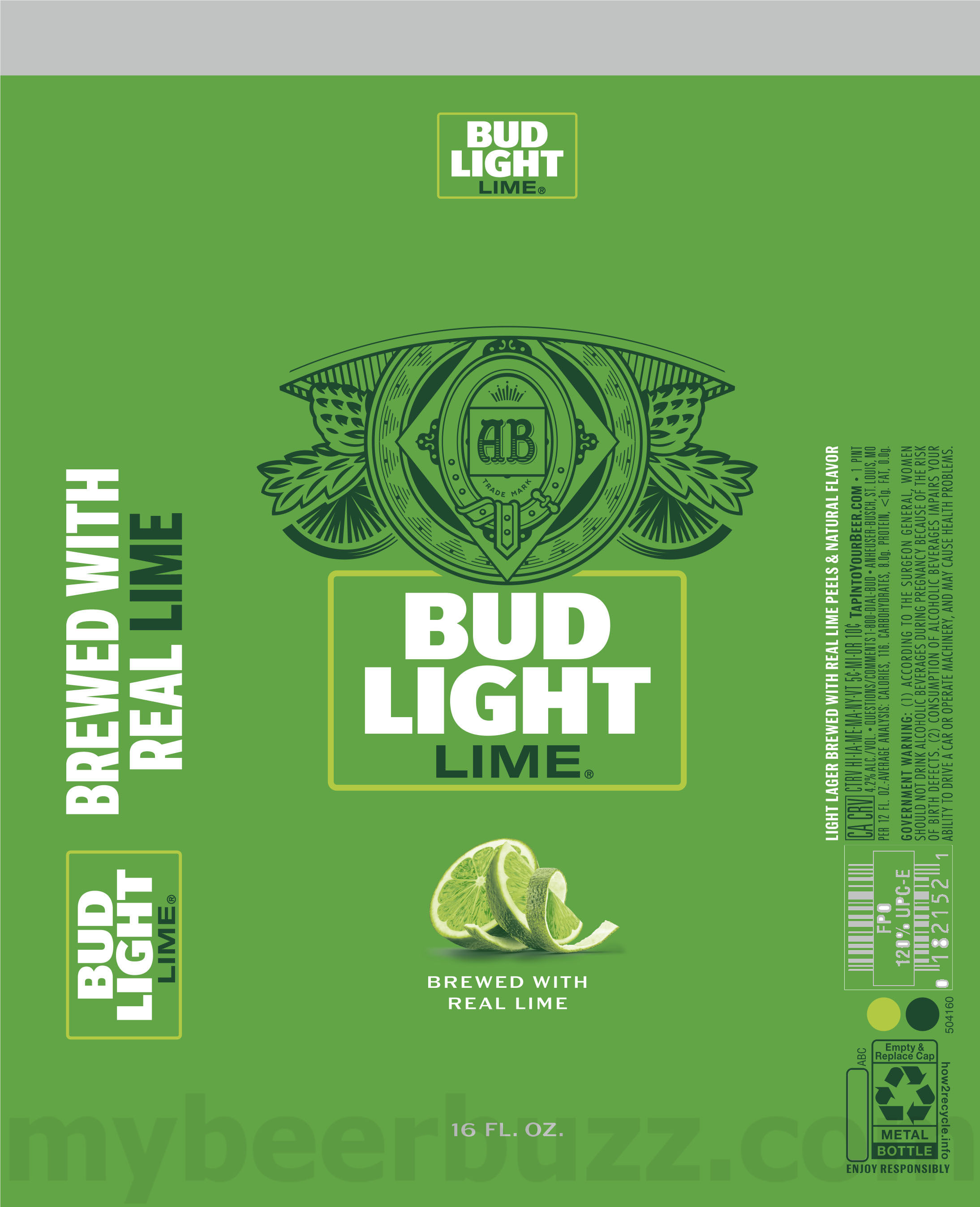 Anheuser-Busch Adding Bud Light Lemon Lime 12 apostMBB 4388