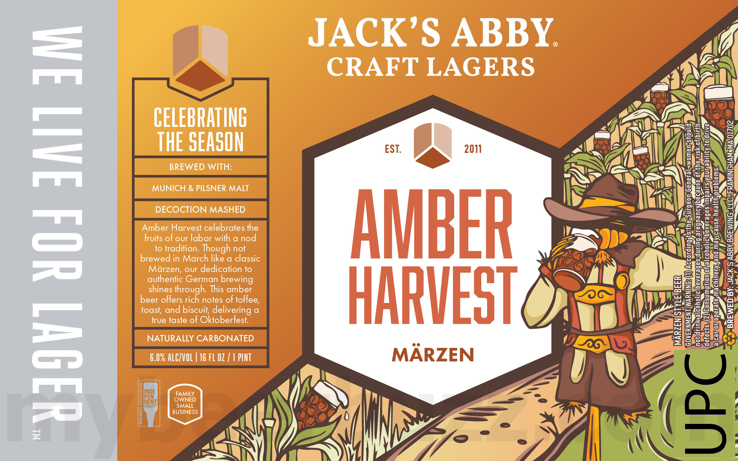 Jack’s Abby Adding Amber Harvest Cans Jack’s Abby Adding Amber Harvest Cans