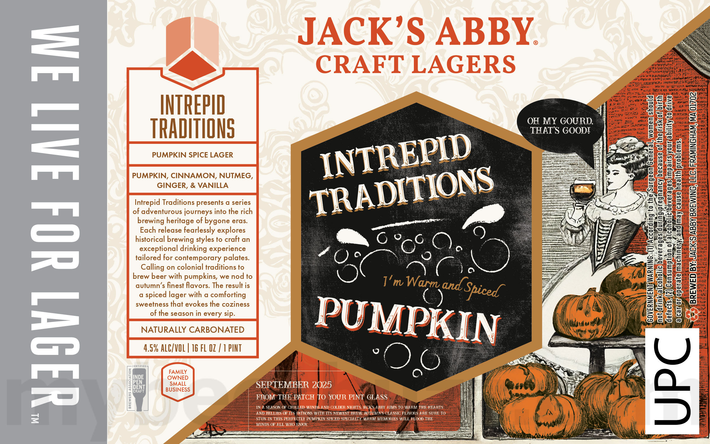 Jack’s Abby Adding Amber Harvest, Intrepid Traditions Pumpkin & Light Work Cans 9 apostMBB 4399