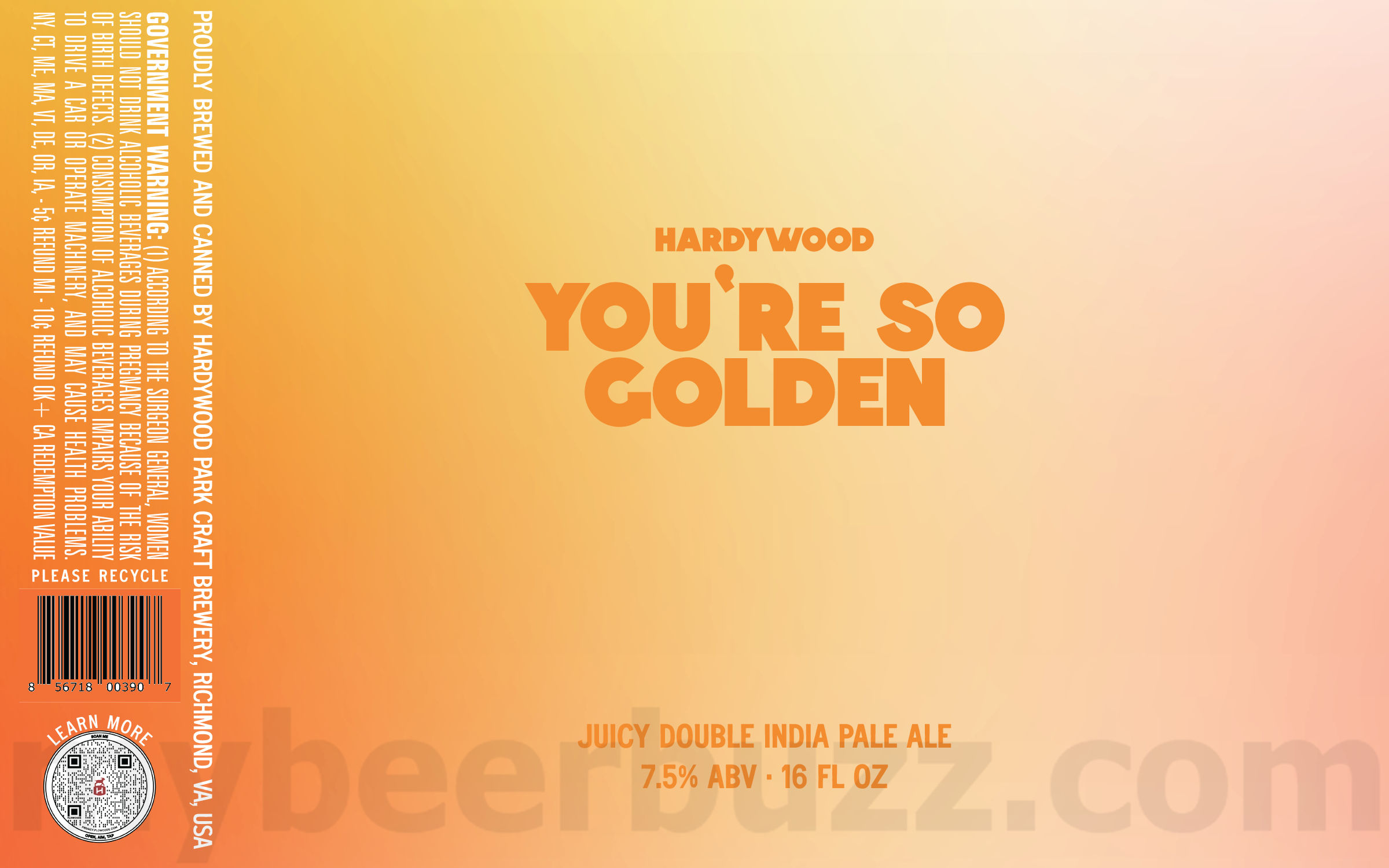 Hardywood Park Craft Brewery Adding You’re So Golden Hardywood Park Craft Brewery Adding You’re So Golden