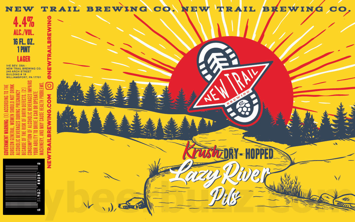 New Trail Working On Key Lime Pie Sour, Bier Beer, Maibock, The Pursuit Coastal Exploration, Relentless Hops, Prickly Pear Sour, 7th Orbit, Red White And Blueberry Sour, Lazy River Pils, Creek Bend, Nectaron Broken Heels, Strawberry Krush Pop, Lush Krush Pop, Nectaron Double Broken Heels, Festbier, Krush Broken Heels, 1909 Light, Cryo Triple Broken Heels & Painted Sky Cans 27 apostMBB 4420