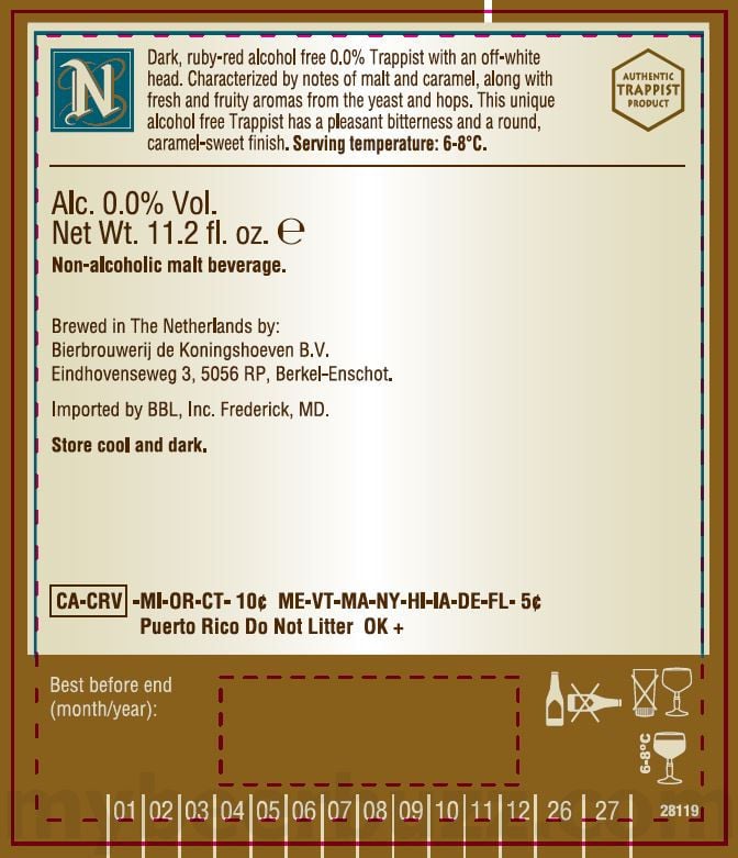 La Trappe Adding New Trappist Nillis 0.0%-ABV La Trappe Adding New Trappist Nillis 0.0%-ABV