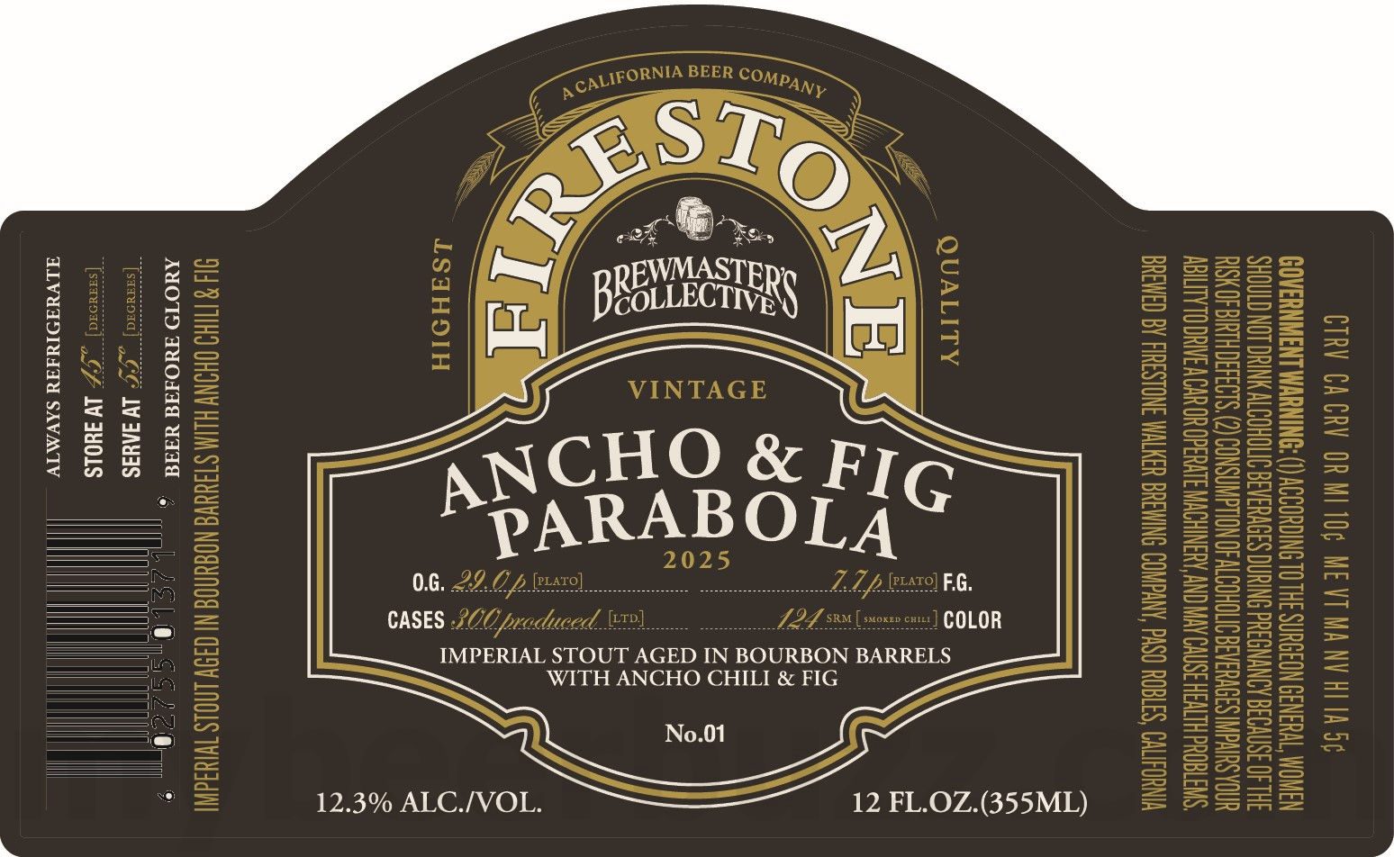 Firestone Walker Adding 2025 Parabola and Ancho & Fig Parabola Firestone Walker Adding 2025 Parabola and Ancho & Fig Parabola
