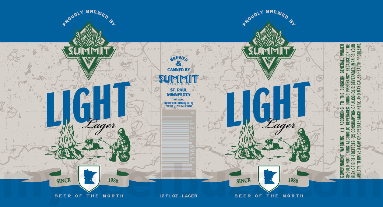 Summit Brewing Adding Summit Lager, Black & Light Lager Cans 11 apostMBB 4486