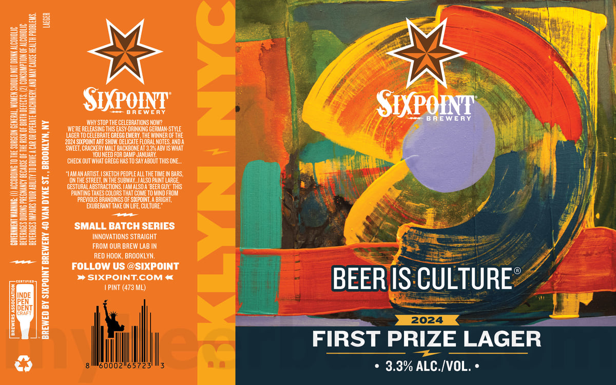 Sixpoint Adding Peach Cobbler & First Prize Lager Sixpoint Adding Peach Cobbler & First Prize Lager