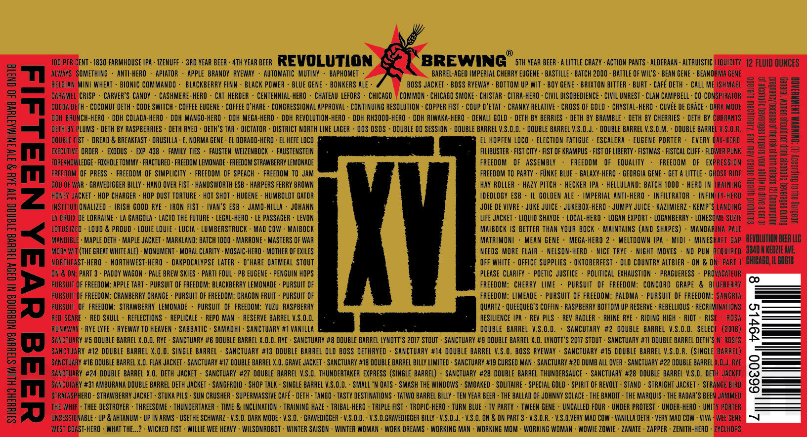 Revolution Brewing Adding XV Fifteen Year Beer 8 apostMBB 4494