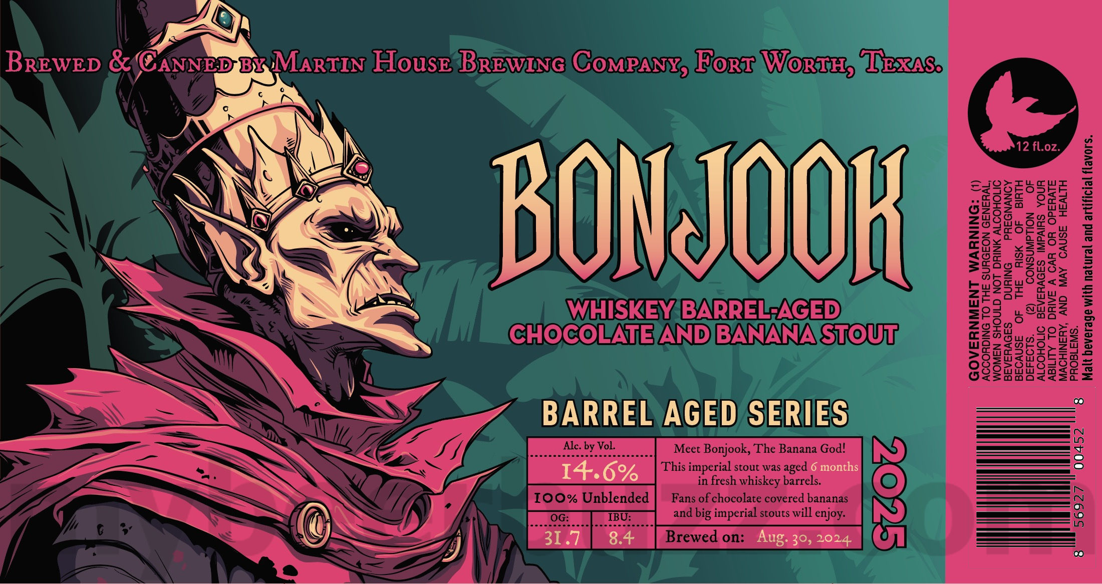Martin House Brewing Adding 2025 Barrel Aged Series Queen Of The Mist, Sour Power: All Reds, 2025 Forbidden Fruit, Thunder Crunch, I Am McLoven, Duck Duck Fruits, Gorilla Tears, Island Apocalypse, Alotta Mangonada, Bonjook, Scare Bears, Strawberry Squeeze, The Ghost Of Johnny Appleseed, Electric Lemonade, Tree Stars, Pomona, Gold Jacket Green Jacket, Fat Elvis, Where The Blueberries Grow, Lizard Milk, Patient Zero, The Big Tourist, Cellarman's Revenge, The Invaders, Space Buns, Chinese Food Mind Games, Rise Of The Honey Badgers, Saint Gria, Cherry Thunderstorm, Holy Schnikies, Scary Pecan Pie, Columbiana, Dream Chaser, Extra Creamy & Extra Crunchy, Hearts On Fire, Strawberry Cream Pie, The Penguin, Master Blaster, Strawberry Salty Lady, Blueberry Squeeze, The Castaway Painkiller, Alotta Watermelonada, Coconut Pete, Project Mayhem & Blackbird 59 apostMBB 4502