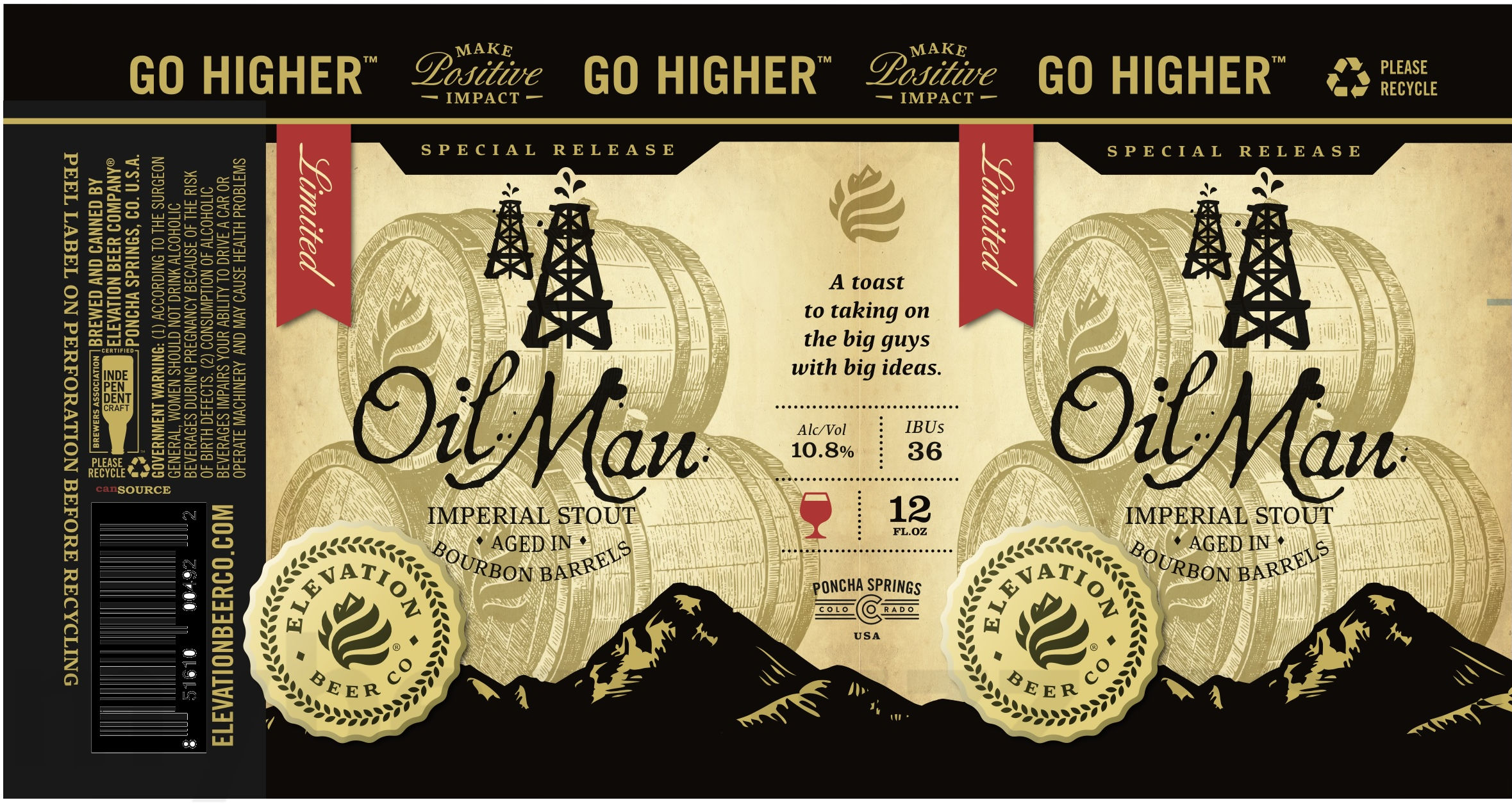 Elevation Beer Releasing 2024 & 2025 Oil Man 12 apostMBB 4538