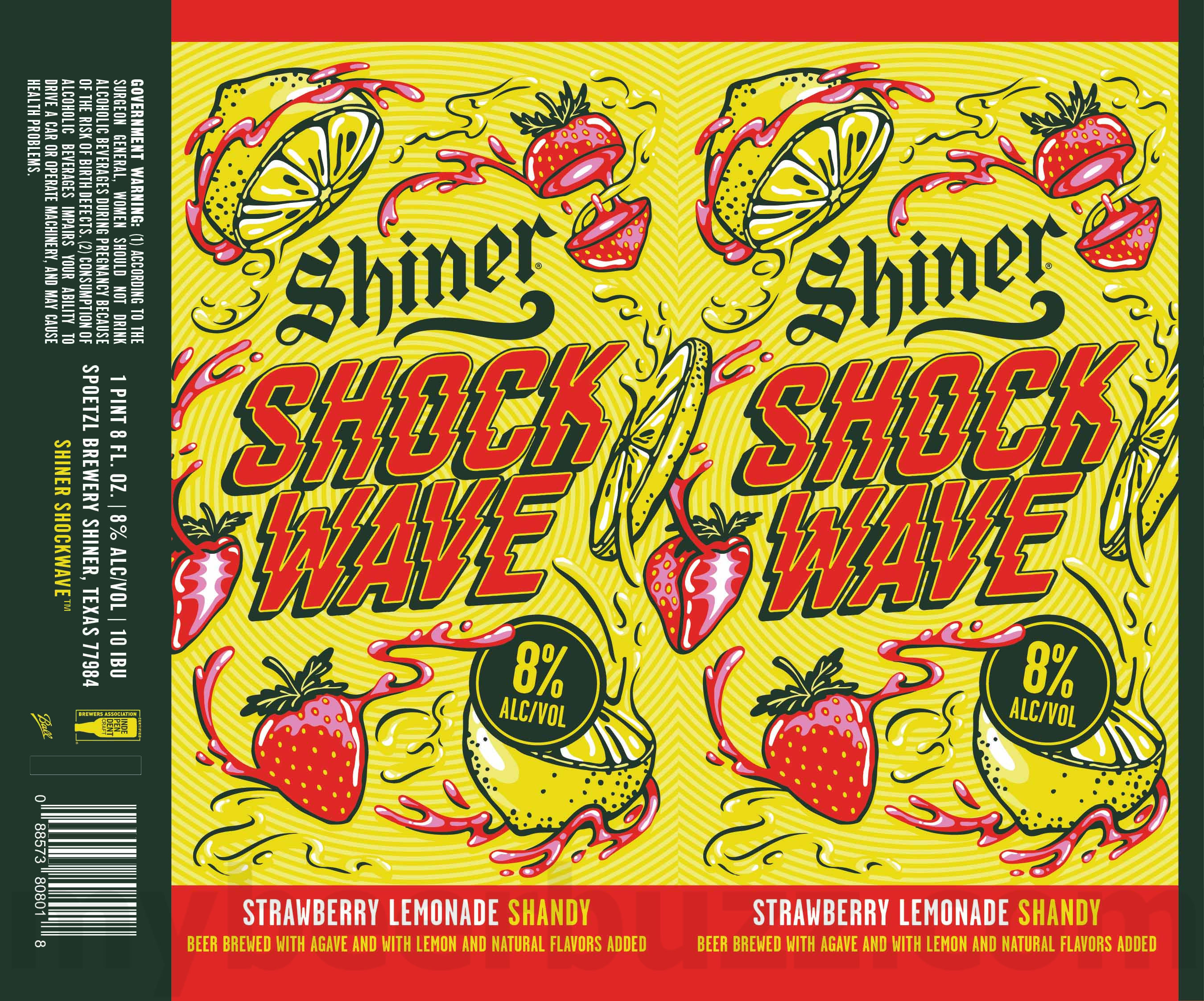 Shiner Adding Shock Wave Shandy 24oz Cans Shiner Adding Shock Wave Shandy 24oz Cans