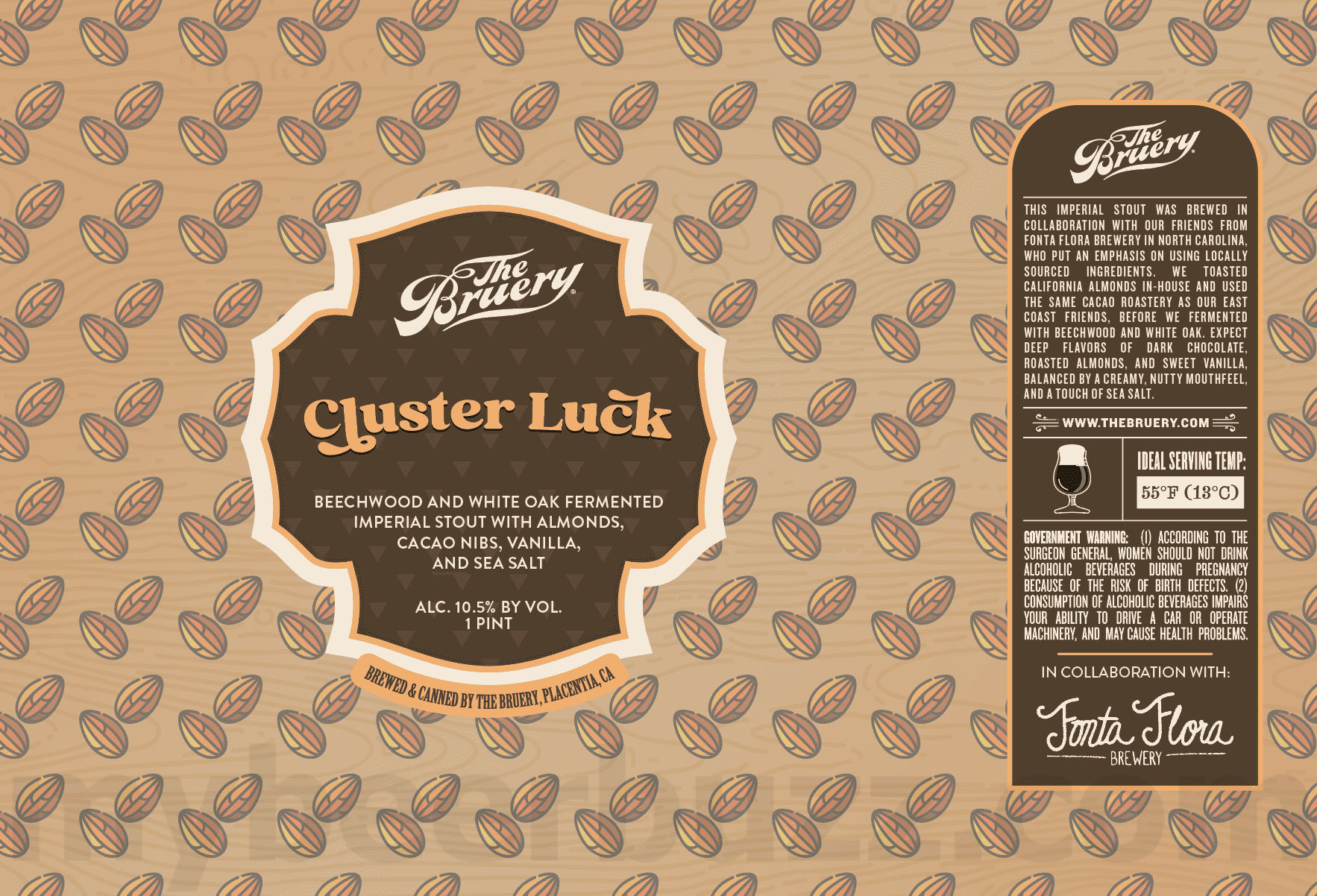 The Bruery Adding Cluster Luck Fonta Flora Collaboration Cans The Bruery Adding Cluster Luck Fonta Flora Collaboration Cans