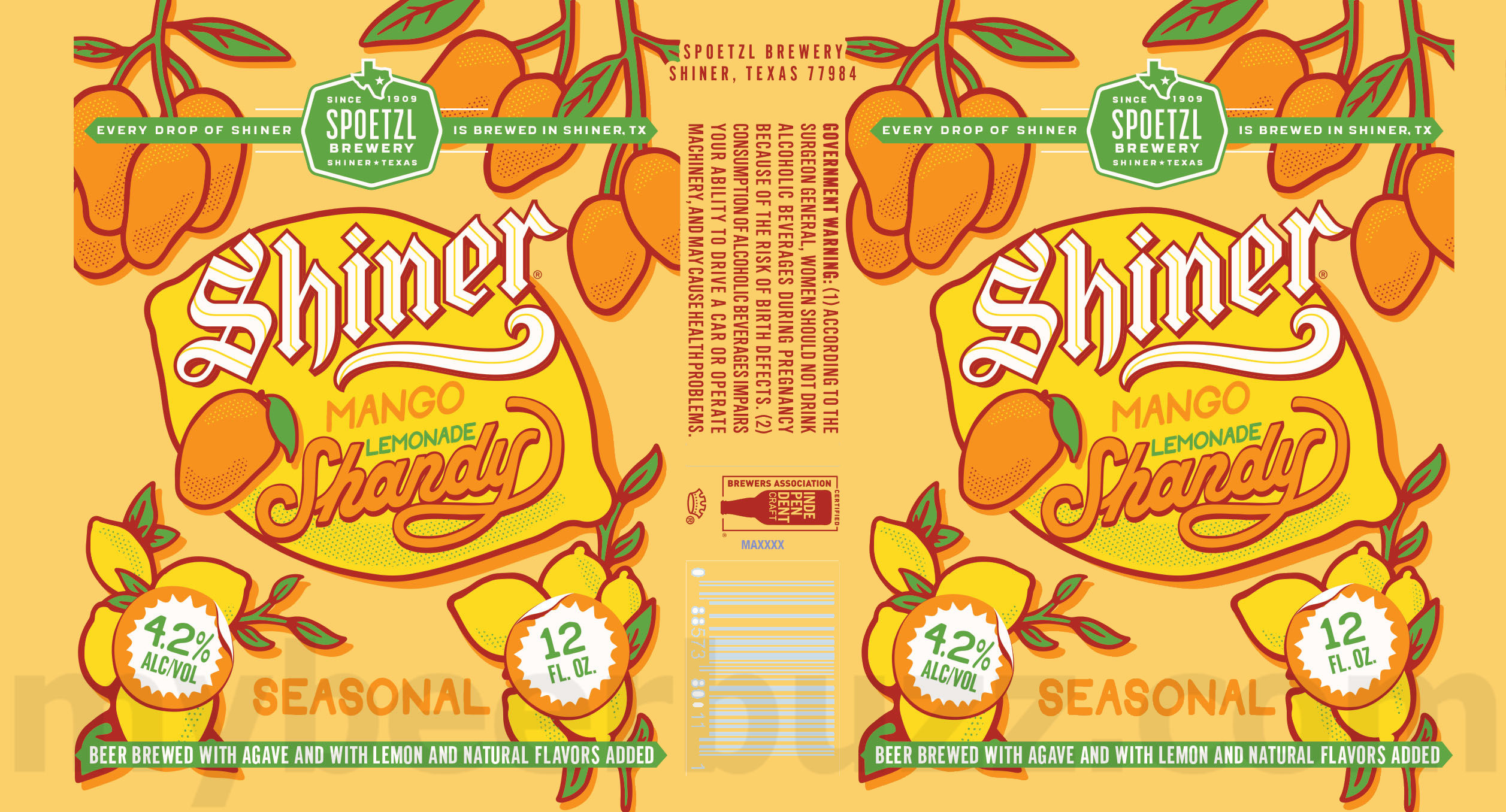 Shiner Adding Mango Lemonade Shandy Shiner Adding Mango Lemonade Shandy