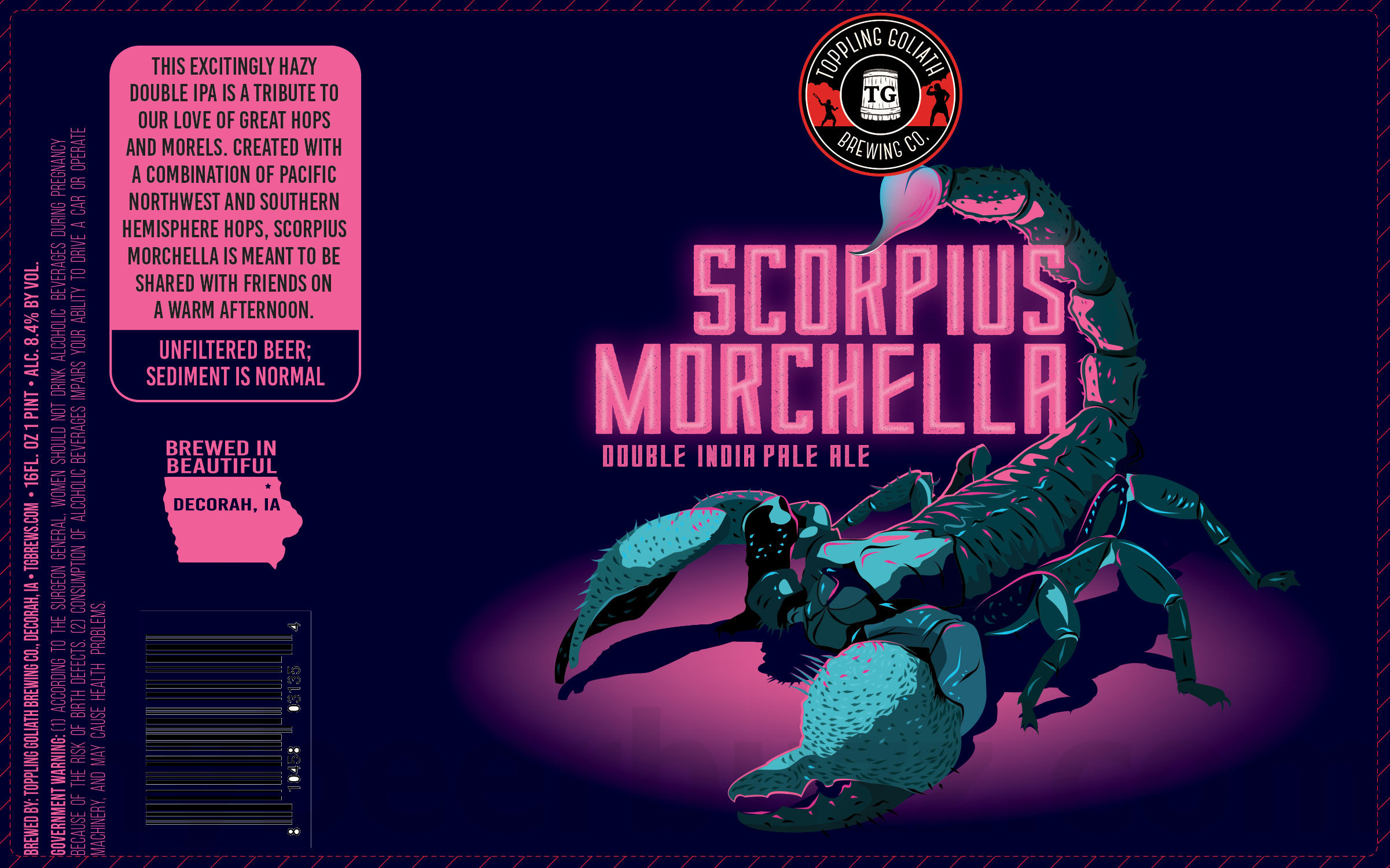 Toppling Goliath Adding Scorpius Morchella DIPA Toppling Goliath Adding Scorpius Morchella DIPA