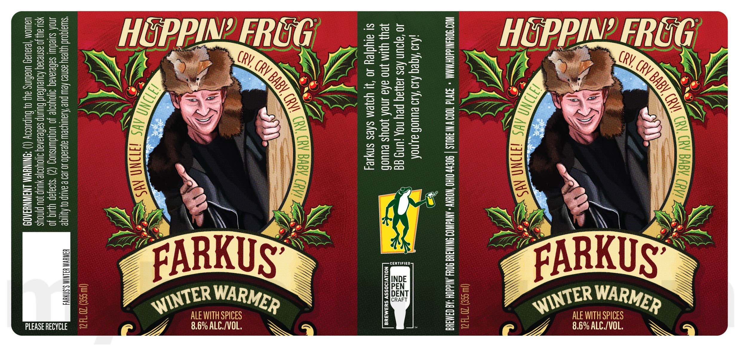 Hoppin’ Frog Adding Whispering Pines Brewmaster’s Choice & Farkus' Winter Warmer 8 apostMBB 4637