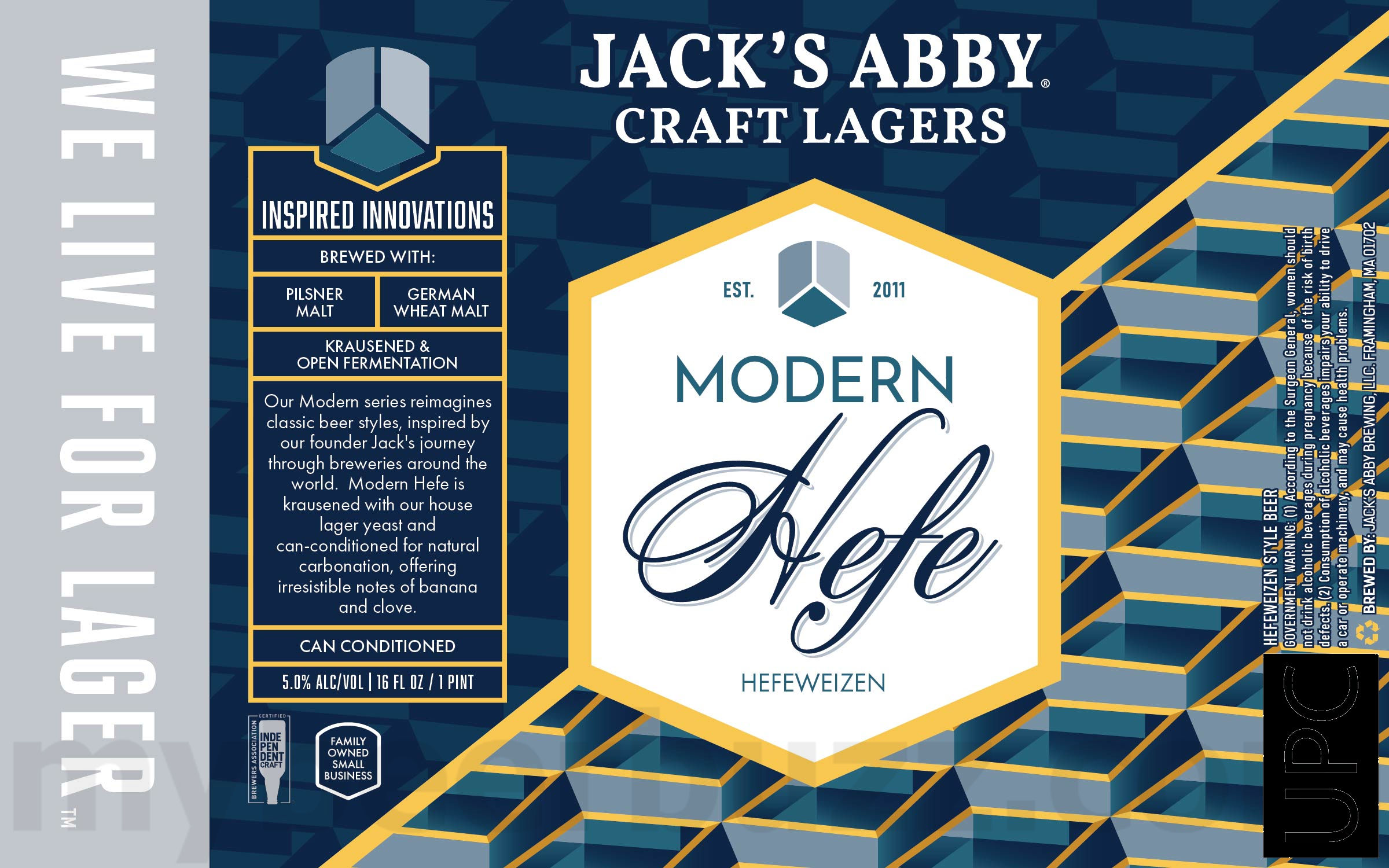 Jack’s Abby Working On Modern Pils & Modern Hefe Jack’s Abby Working On Modern Pils & Modern Hefe