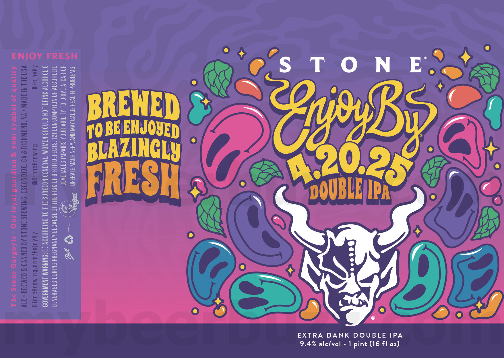 Stone Working On Enjoy By 4.20.25 Double IPA Stone Working On Enjoy By 4.20.25 Double IPA