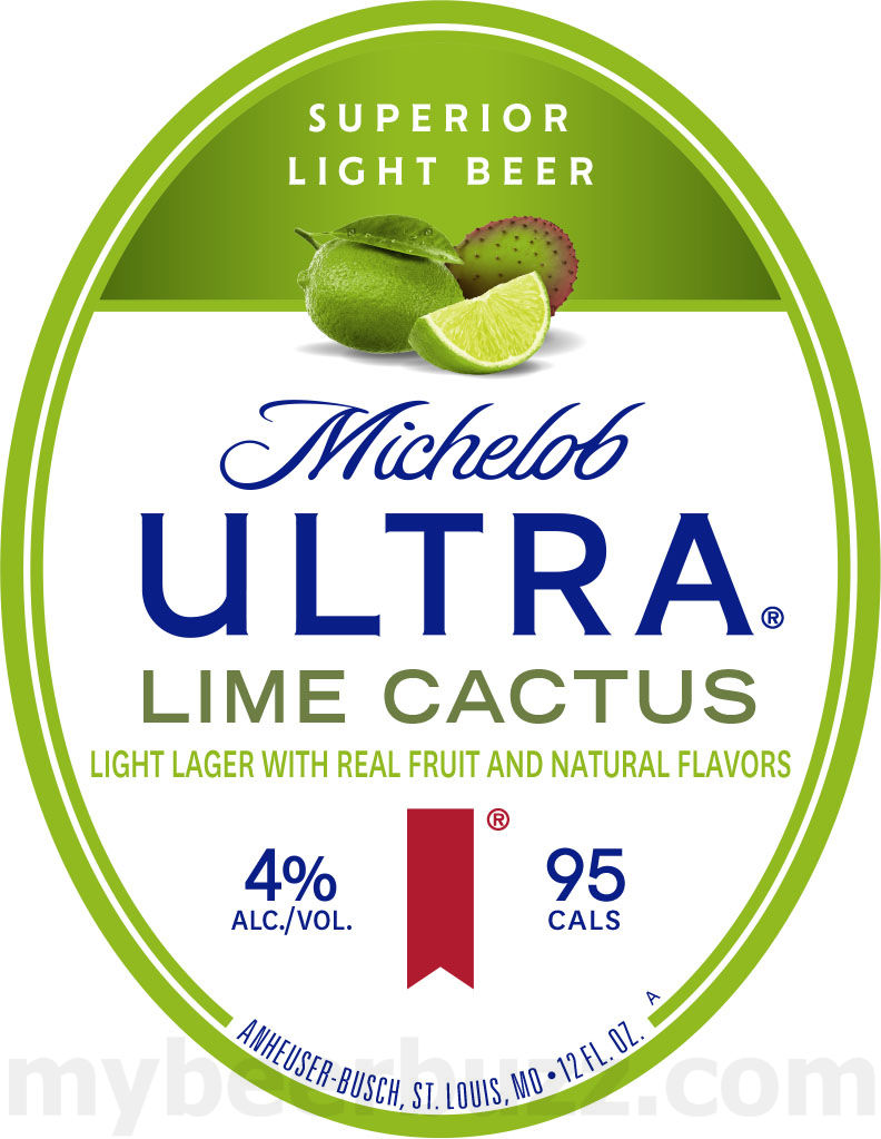 Michelob Updating Ultra Lime Cactus Lager Michelob Updating Ultra Lime Cactus Lager