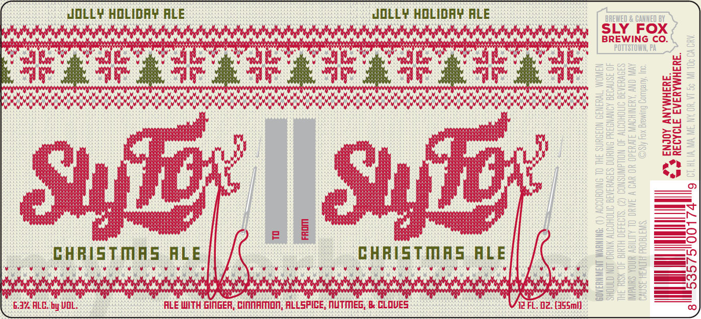 Sly Fox Christmas Ale Returning For 2024 / 2025 Seamus 9 apostMBB 4709