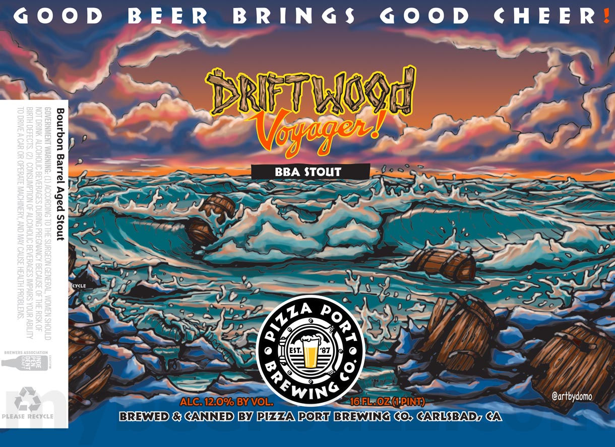 Pizza Port Santa’s Little Helper Returning In Cans / Backside Rodeo / Winter Cabin / Journey Ahead / Coastin' / Driftwood Voyager / Nami / Summer Visit / Ultimate Rush / Haus Party / Sunset Stroll / Amigo Lager / Next Horizon / Queen Of The Coast / Howling Point / Coastin' / Summer Sunlight / Beach Crossing 25 apostMBB 4736