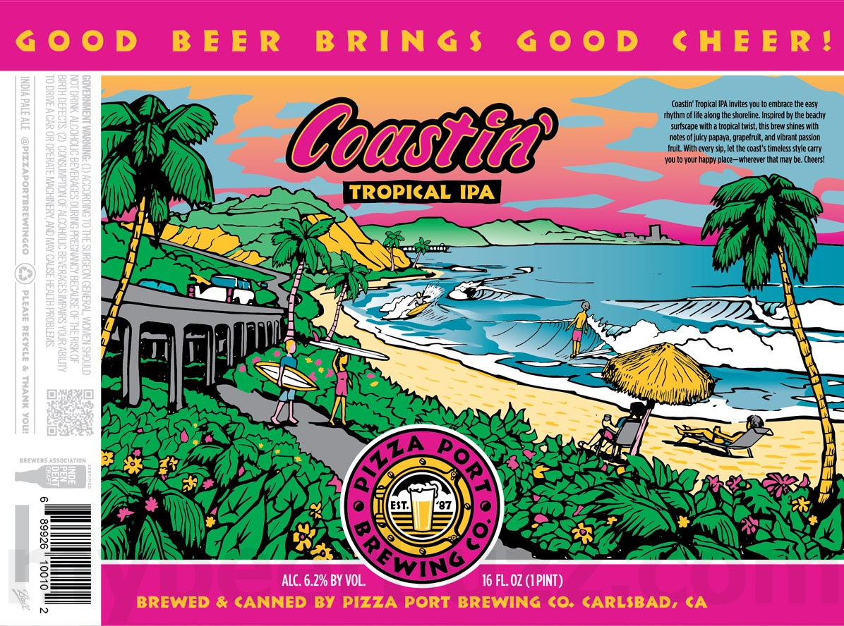 Pizza Port Santa’s Little Helper Returning In Cans / Backside Rodeo / Winter Cabin / Journey Ahead / Coastin' / Driftwood Voyager / Nami / Summer Visit / Ultimate Rush / Haus Party / Sunset Stroll / Amigo Lager / Next Horizon / Queen Of The Coast / Howling Point / Coastin' / Summer Sunlight / Beach Crossing 26 apostMBB 4737