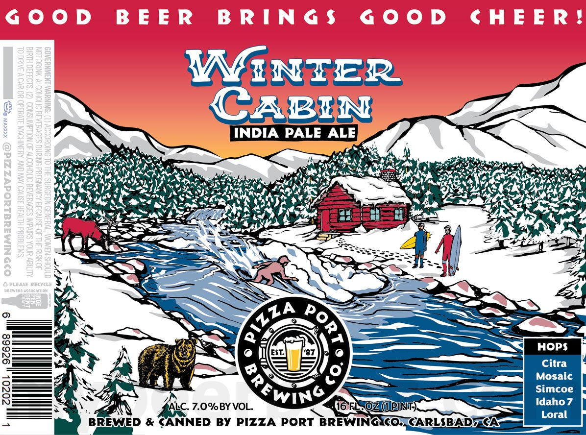 Pizza Port Santa’s Little Helper Returning In Cans / Backside Rodeo / Winter Cabin / Journey Ahead / Coastin' / Driftwood Voyager / Nami / Summer Visit / Ultimate Rush / Haus Party / Sunset Stroll / Amigo Lager / Next Horizon / Queen Of The Coast / Howling Point / Coastin' / Summer Sunlight / Beach Crossing 28 apostMBB 4739