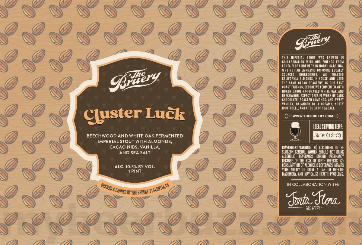 The Bruery Adding Midnight Frost, Luminos, Good Company, Spicy Island, Tart Of Darkness Black Wave, Acer Quercus & Cluster Luck 10 apostMBB 4764