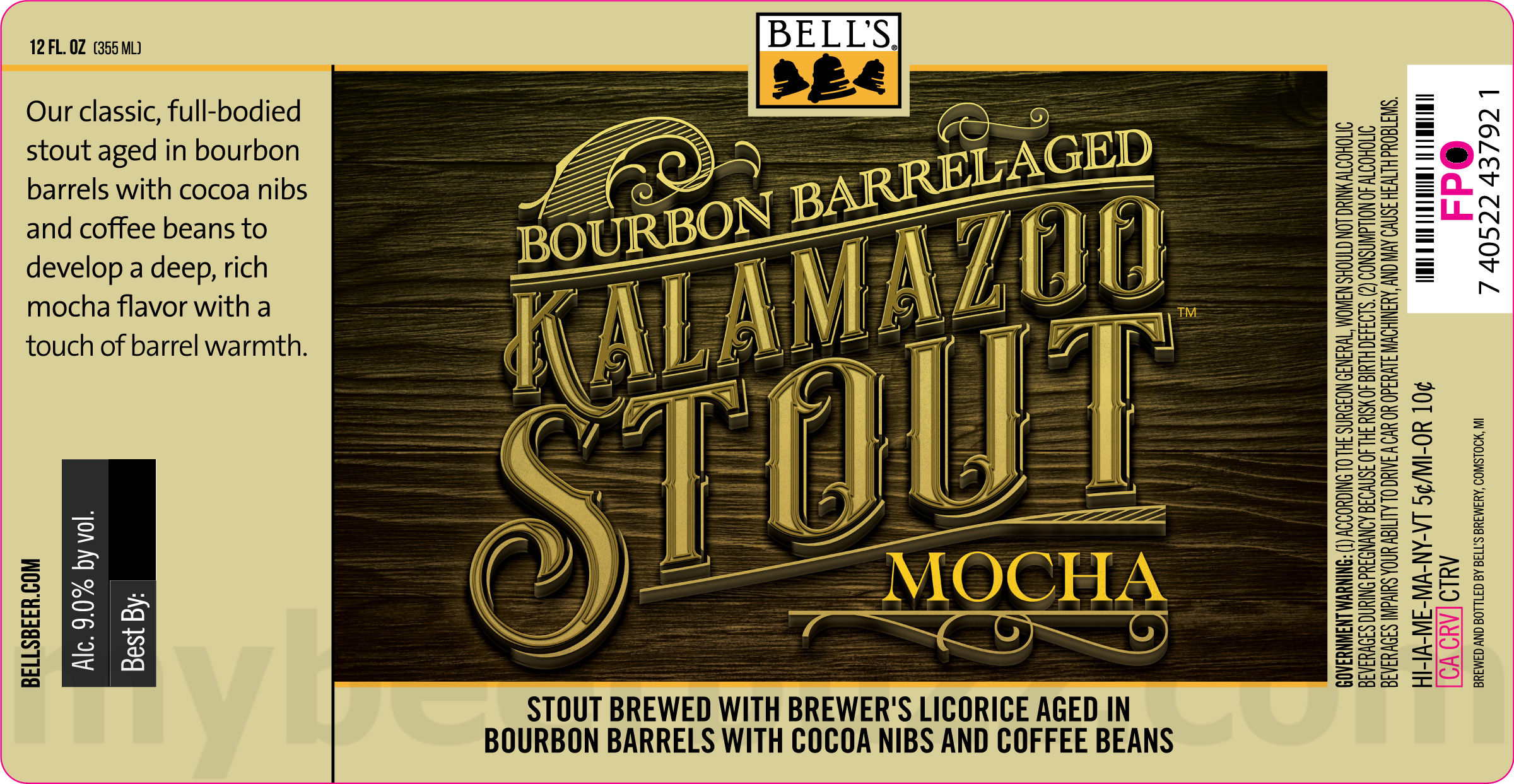 Founders Adding Bourbon Barrel-Aged Kalamazoo Stout Mocha Founders Adding Bourbon Barrel-Aged Kalamazoo Stout Mocha