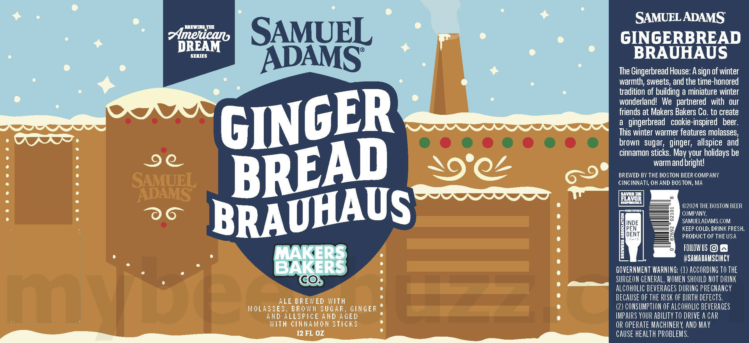Samuel Adams Gingerbread Brauhaus Coming To Brewing The American Dream Series Samuel Adams Gingerbread Brauhaus Coming To Brewing The American Dream Series