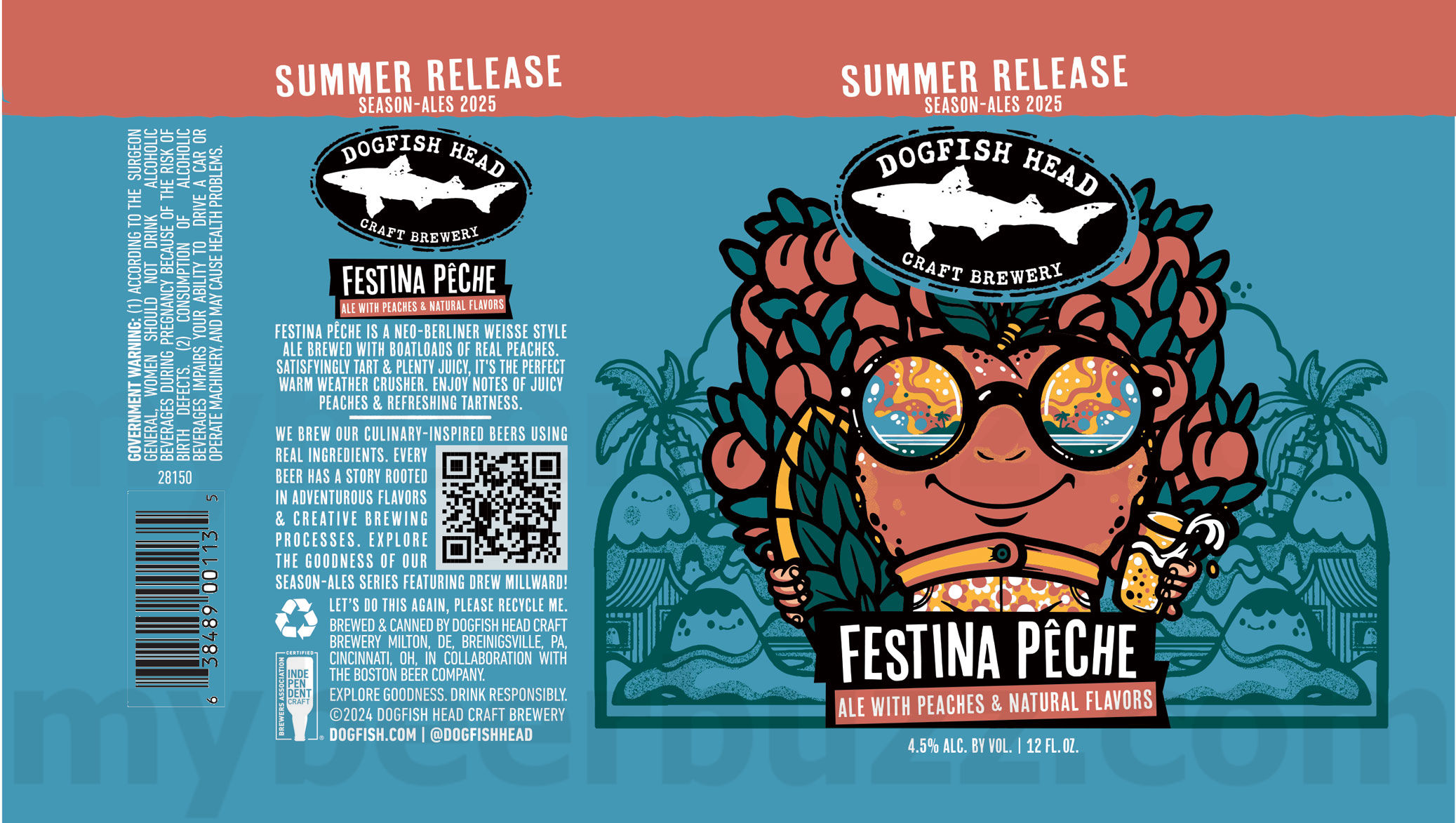 Dogfish Head Festina Pêche Returning As 2025 Summer Release Dogfish Head Festina Pêche Returning As 2025 Summer Release