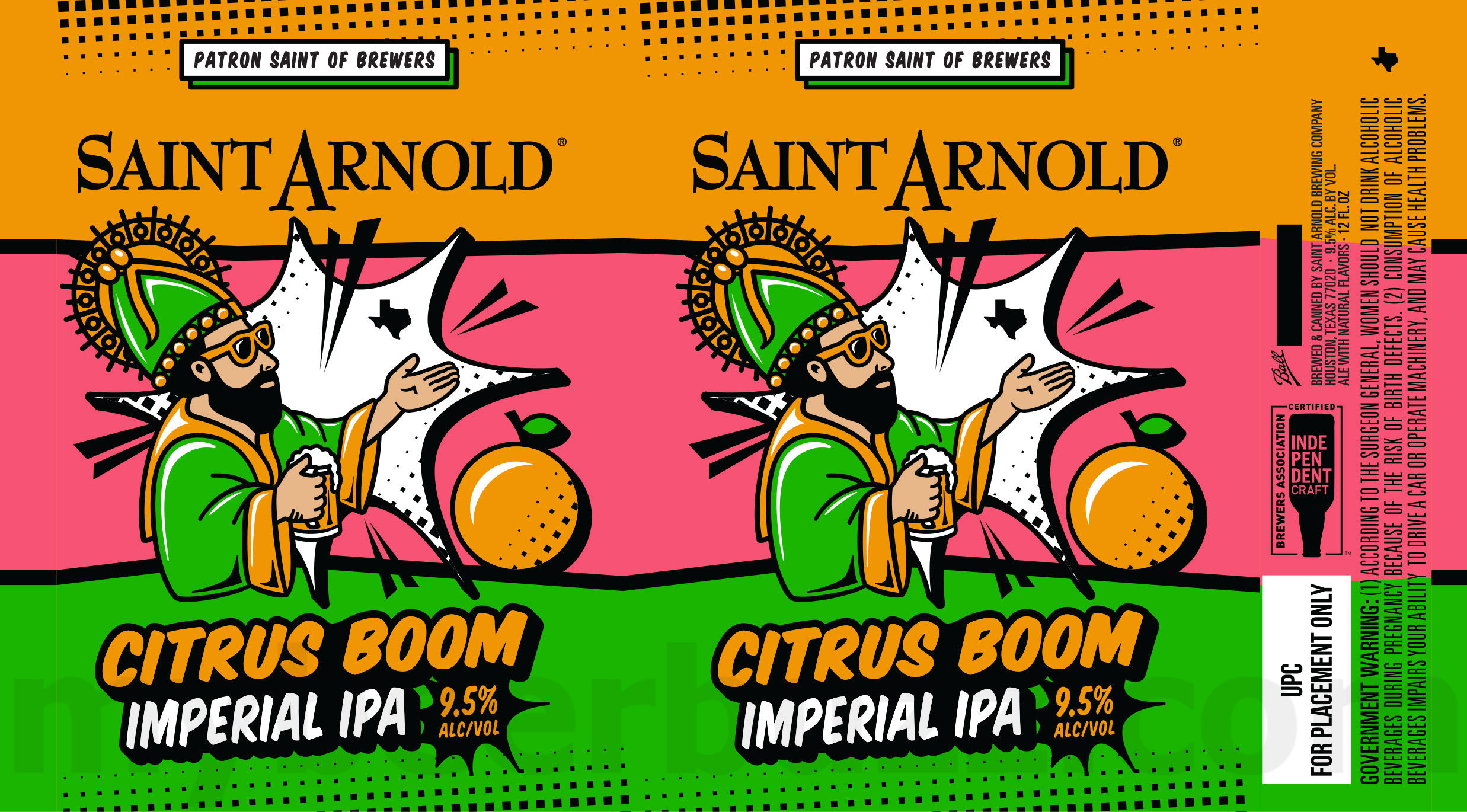 Saint Arnold Adding Citrus Boom Imperial IPA 9 apostMBB 4820