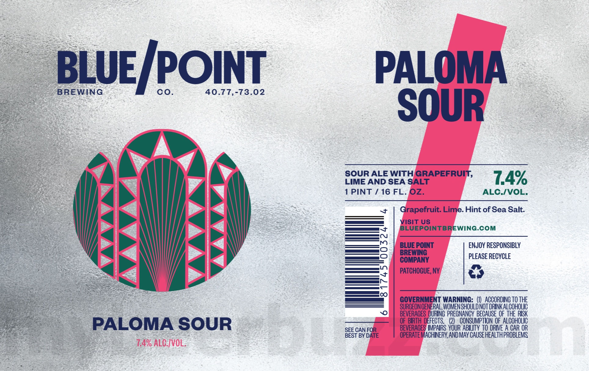 Blue Point Adding Big Mo DIPA, Paloma Sour, Delayed Pilsner, Dark Portal, Magic Hour IPA & Long Island Light 15 apostMBB 4825