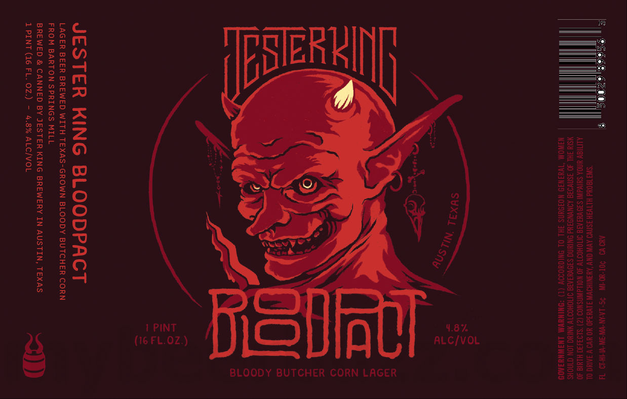 Jester King Adding Bloodpact Cans Jester King Adding Bloodpact Cans