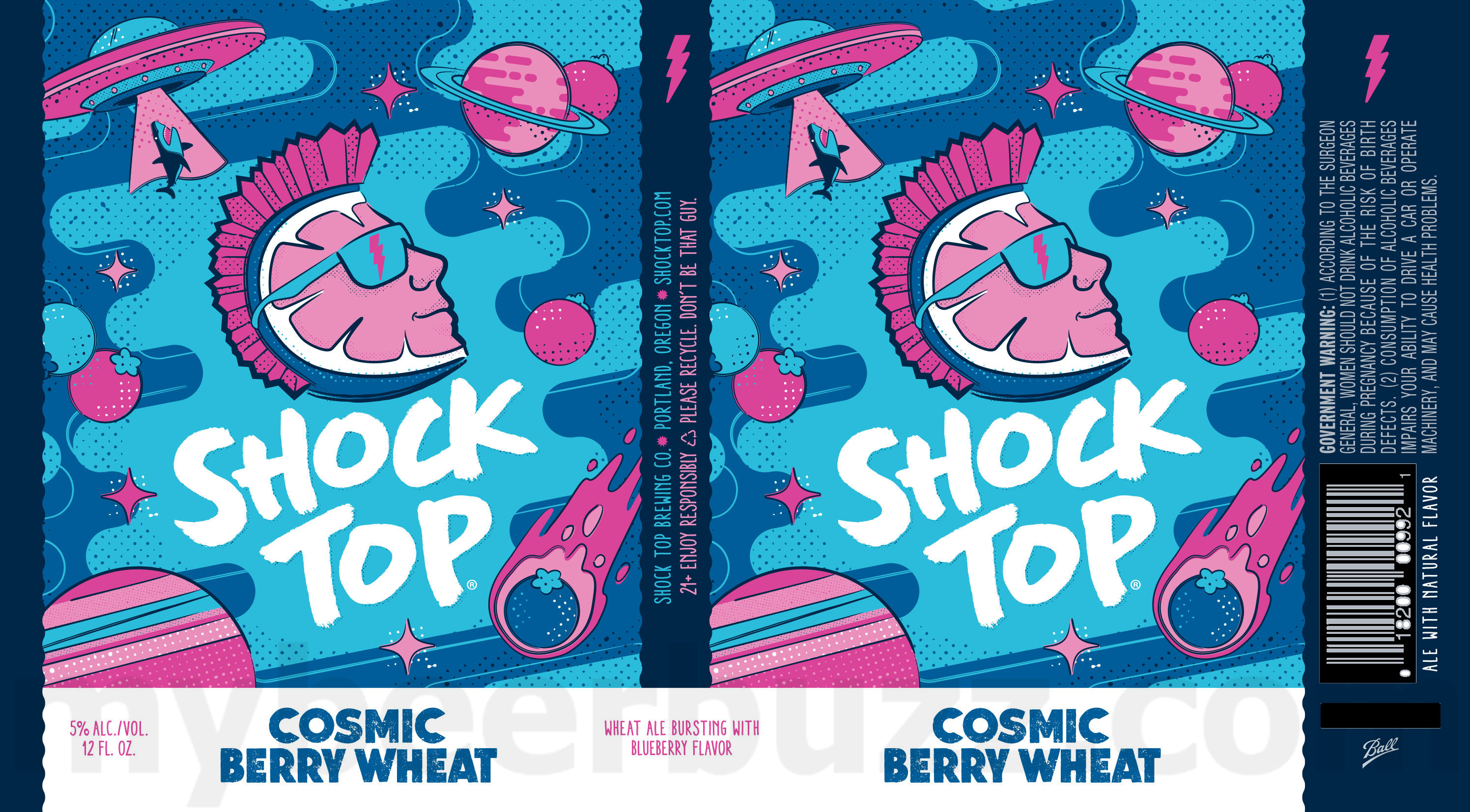 Shock Top Adding Cosmic Berry Wheat Shock Top Adding Cosmic Berry Wheat