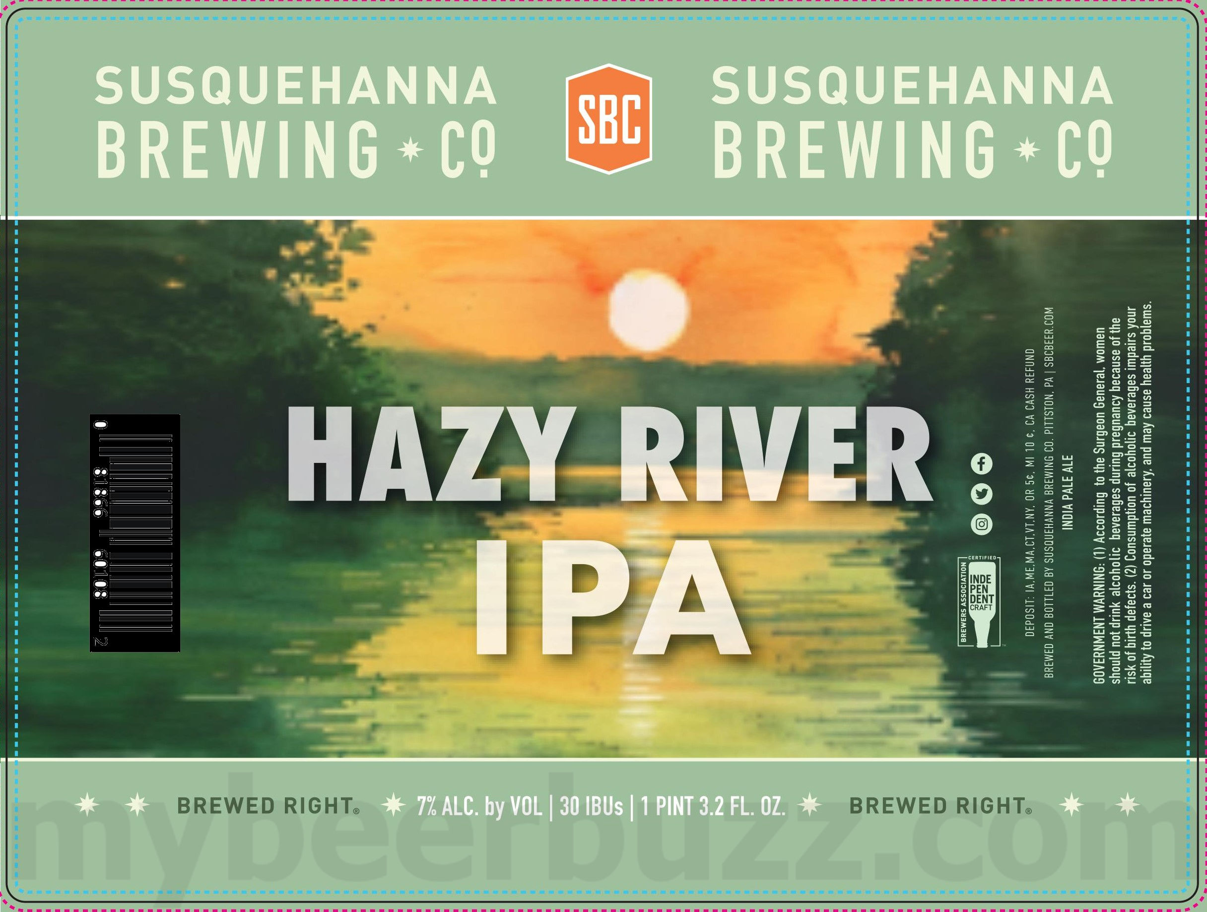 Susquehanna Brewing Adding Toes Up Dulcé De Leche, Rocket Pop, Valley Light & Hazy River IPA 10 apostMBB 4882