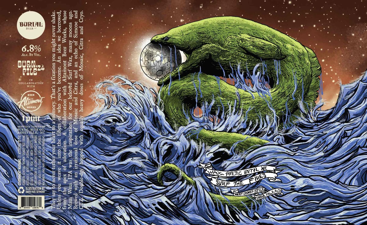 Burial Beer, Cúrate Tapas & Xtra Mayo Team Up For The Curious Endeavor Of An Unrelenting Intention / Wax Poetic Until We Surf The Fires 8 apostMBB 4899