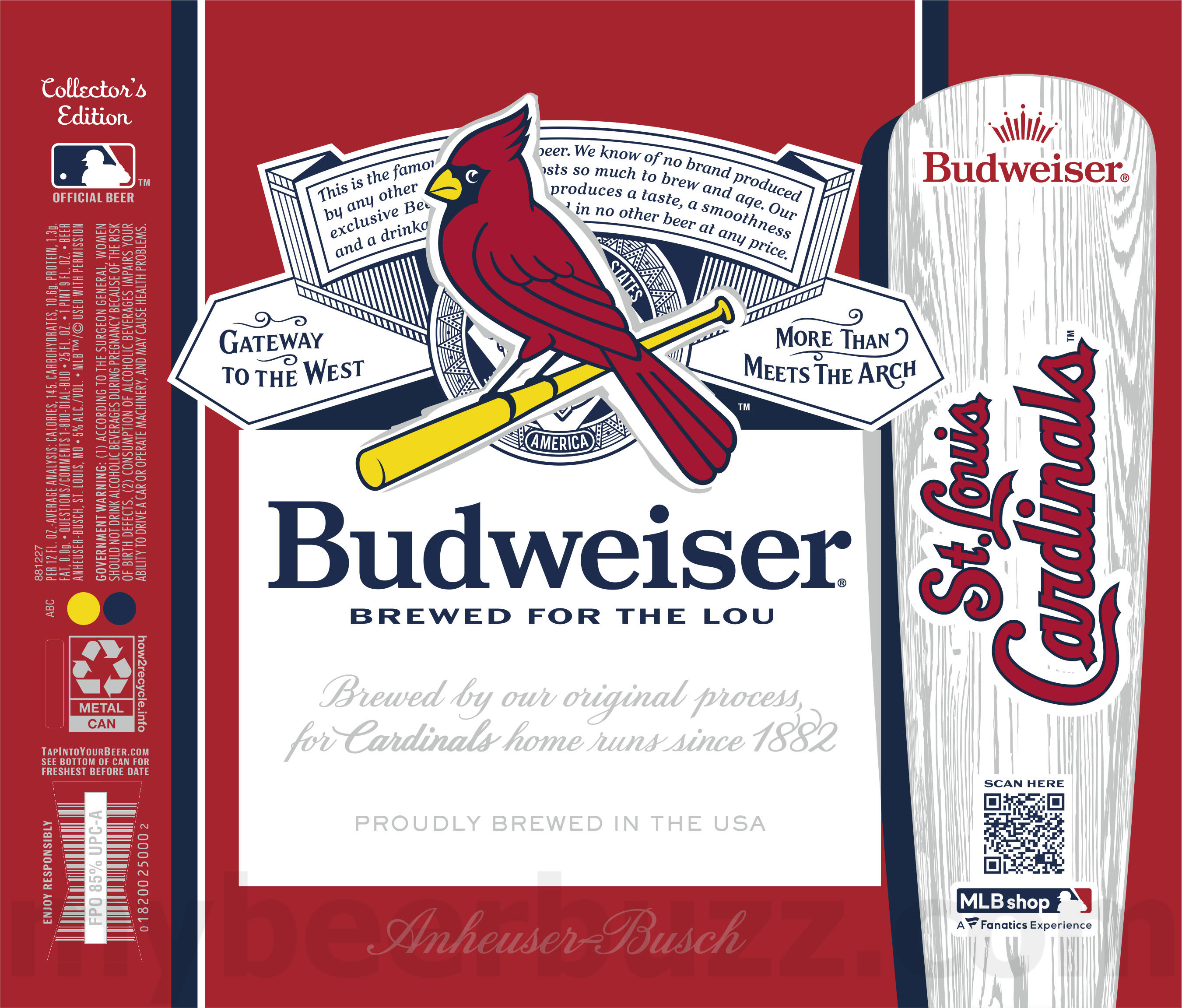 Budweiser Adding Major League Baseball MLB Collector’s Edition Cans 26 apostMBB 4929